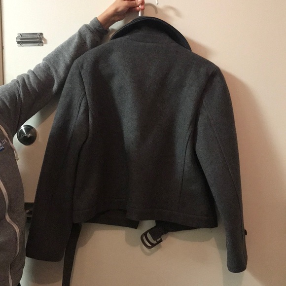 EMPORIO ARMANI Grey Wool Jacket - Picture 4 of 8